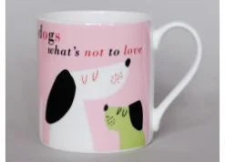 Repeat Repeat Smile Hounds Pink Mug