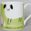 Repeat Repeat Smile Sheepish Green Mug
