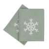 Ulster Weavers Snowflake Aquarius Linen Napkin 2 pack
