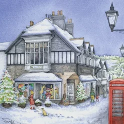 Moongazer Cards Snow in the Night Greeting Card