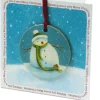 Emma Ball Snowman Melamine Bauble Card