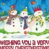 Emma Ball Snowmen Merry Christmas Pack of 6 Christmas Cards