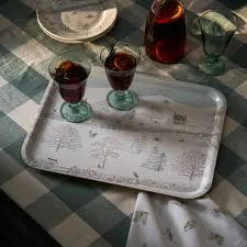 Sophie Allport Snowy Cottage Large Tray
