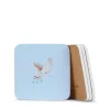 Sophie Allport Snowy Owls Coasters- Set of 4