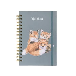 Wrendale Designs 'Snug as a Cub' Fox Spiral Bound Notebook