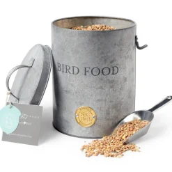 Burgon & Ball Sophie Conran Galvanized Steel Bird Food Tin