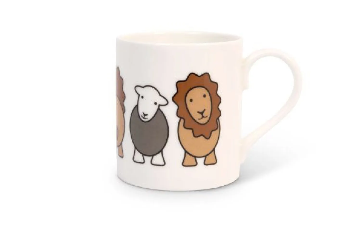 The Herdy Company Special Edition Lion and Lamb Mug