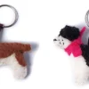 Amica Felt Spencer the Spaniel Key Ring - Pink