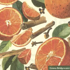 Emma Bridgewater Spiced Oranges Lunch Napkins