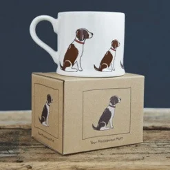 Sweet William Springer Spaniel (Liver & White) Mug Boxed