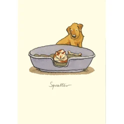 Two Bad Mice Squatter Greetings Card