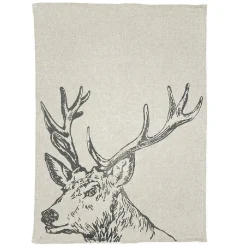 Selbrae Stag Linen Tea Towel