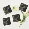 Selbrae Stag - Set of 4 Slate Coasters