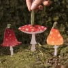 Dapple & Dot Starry Mushroom Wooden Decorations