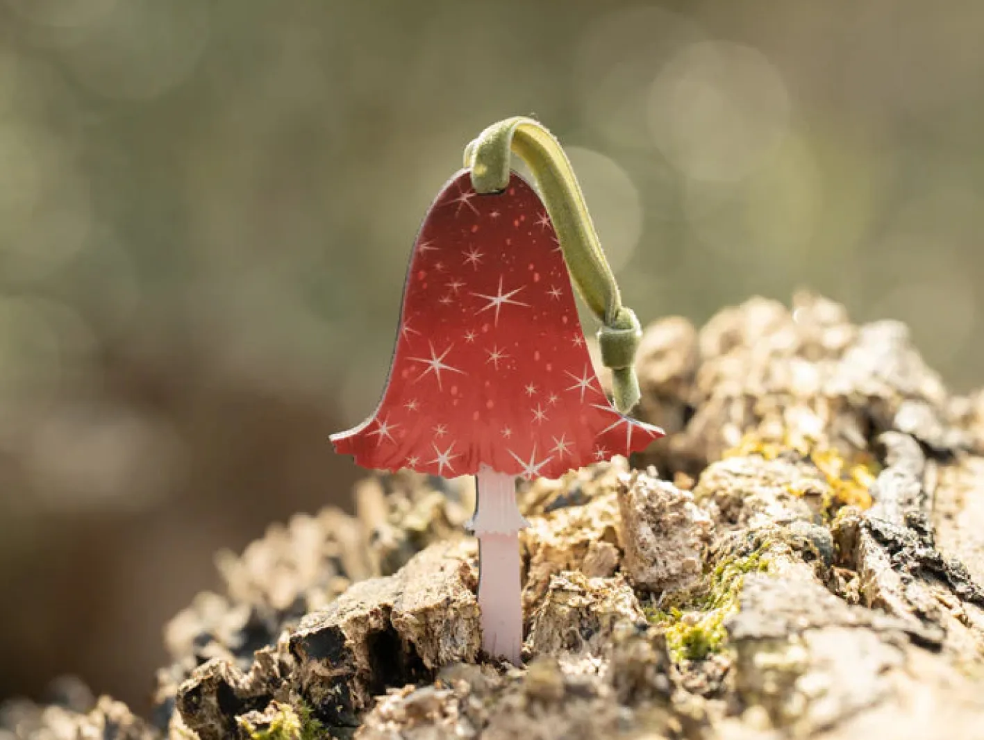 Dapple & Dot Starry Mushroom Wooden Decorations