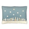 Jan Constantine Starry Night Pillow - Duck Egg Blue