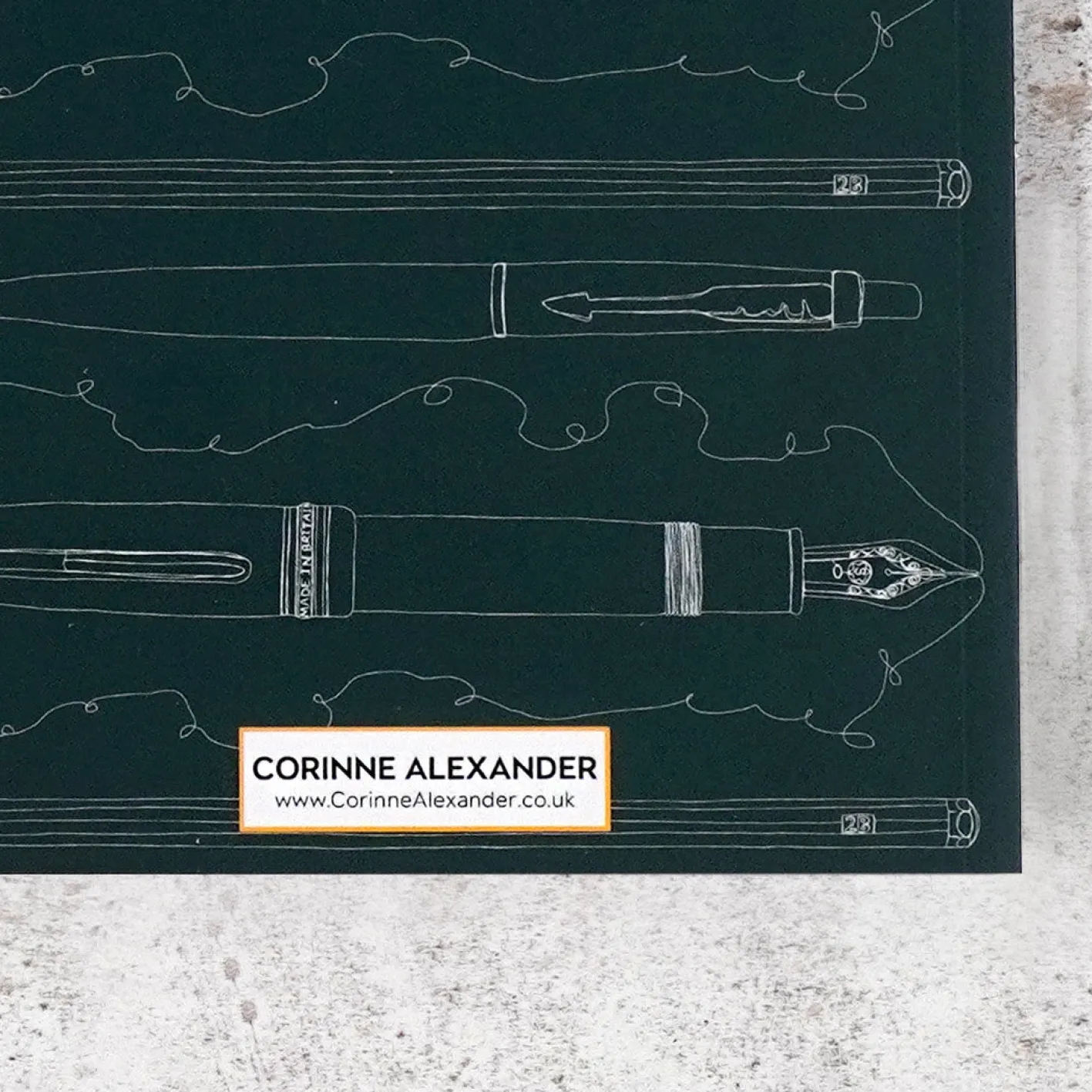 Corinne Alexander Stationery Notebook by