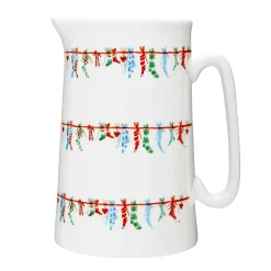 Jane Abbott Designs Stockings Bone China Large Jug