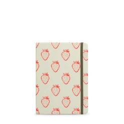 Sophie Allport Strawberries B6 Fabric Notebook