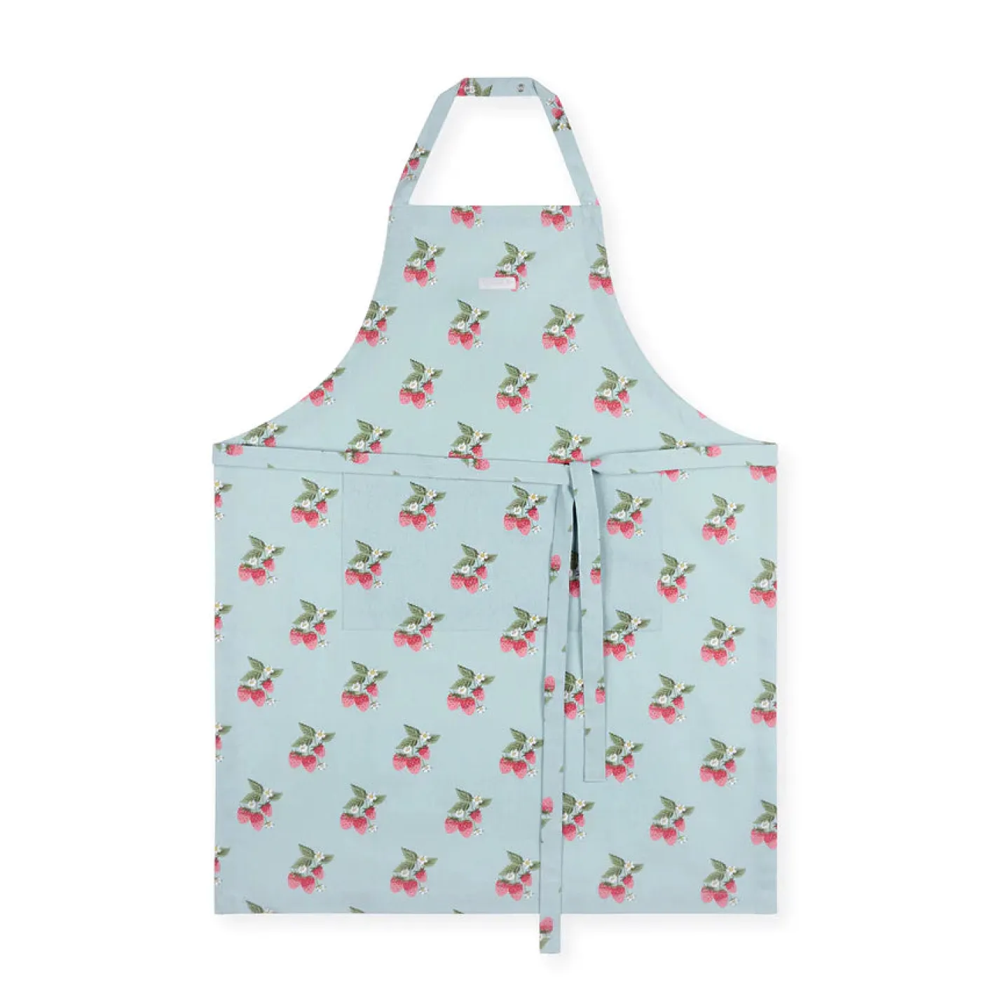 Sophie Allport Strawberries Blue Adult Apron