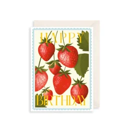 The Art File Strawberries Greeting Card