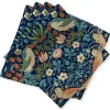 William Morris Strawberry Thief Navy Napkins - Set of 4