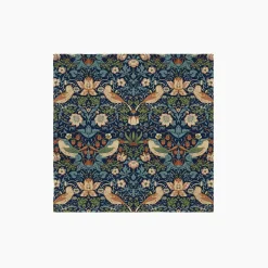 William Morris Strawberry Thief Navy Napkins - Set of 4