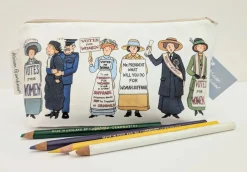 Alison Gardiner Suffragettes Cosmetic Bag/Pencil Case