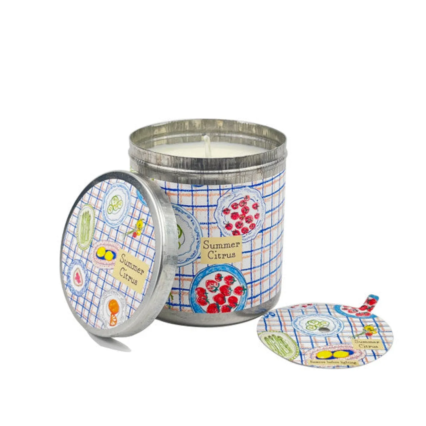 Heaven Scent Summer Citrus- Limeleaf & Ginger Candle Tin