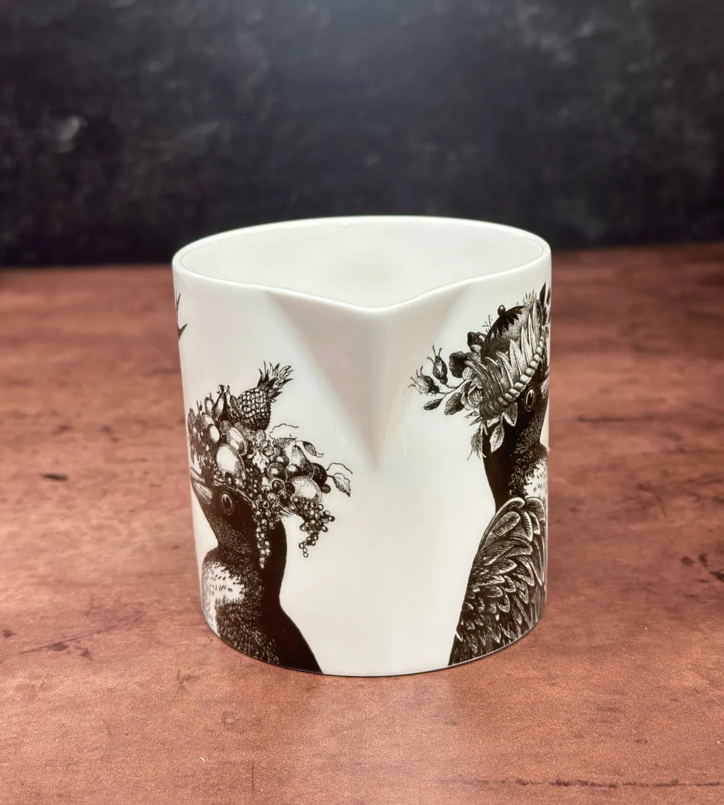 Repeat Repeat Sunday Best Penguins Bone China Jug- White