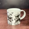 Repeat Repeat Sunday Best Rabbit Bone China Mug - White