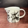 Repeat Repeat Sunday Best Rabbits Bone China Jug- White