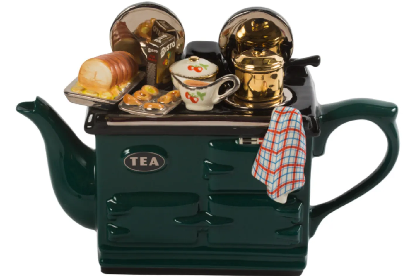 Ceramic Inspirations Sunday Roast Large Aga Teapot - Green