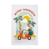 Ulster Weavers Sunny Santa Recycled Cotton Tea Towel