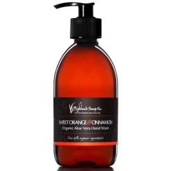 The Highland Soap Company Sweet Orange and Cinnamon Organic Aloe Vera Hand Wash 300ml