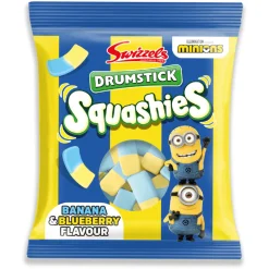 Tea & Biscuits Swizzels Drumstick Banana & Blueberry Flavor Squashies