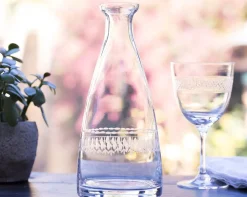 The Vintage List Table Carafe with Ovals Design by