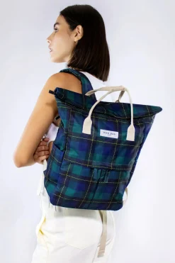 Kind Bag London Tartan Hackney Medium Backpack