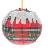 St. Nicolas Tartan Plum Pudding Decoration