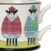 Moorland Pottery Tartan Sheep Mug by