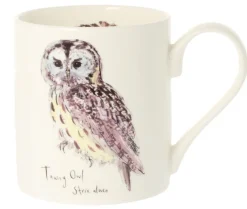 Mclaggan Smith Tawny Owl Bone China Mug