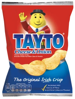 Tea & Biscuits Tayto Cheese and Onion Crisps 37g