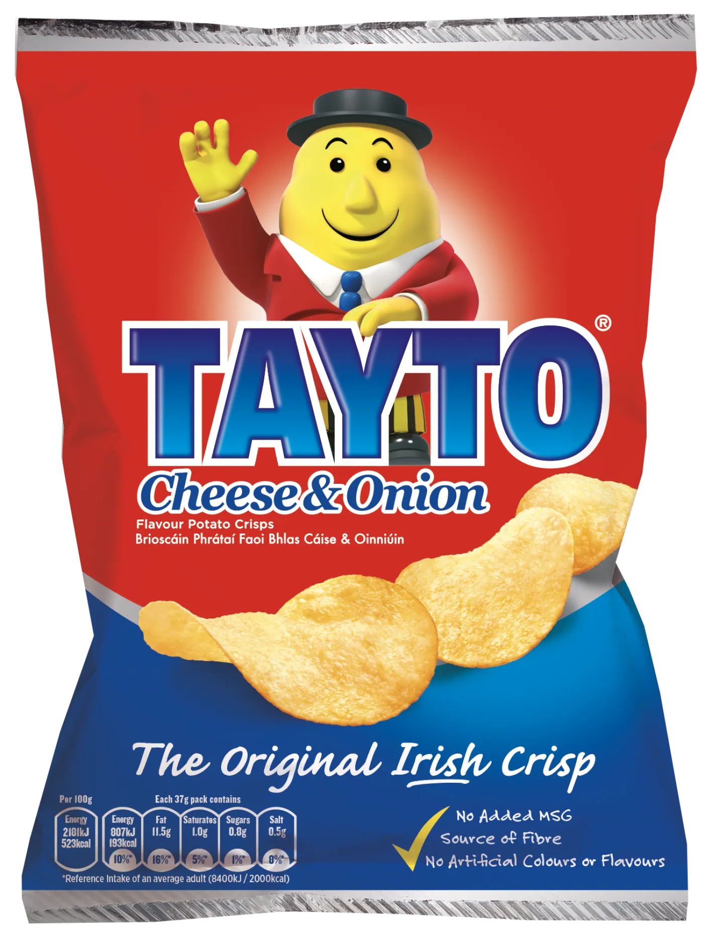 Tea & Biscuits Tayto Cheese and Onion Crisps 37g