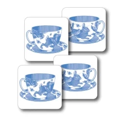 Thornback & Peel Teacup Set of 4 Coasters