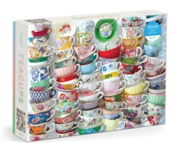 Chronicle Books Teacups 1000 Piece Jigsaw Puzzle