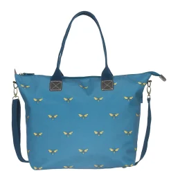 Sophie Allport Teal Bees Standard Oundle Bag