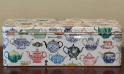 Elite Tins Teapot Long Deep Rectangular Tin