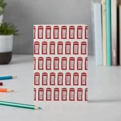 Victoria Eggs Telephone Boxes Greeting Card