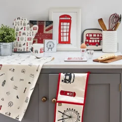 Victoria Eggs Telephone Boxes Greeting Card