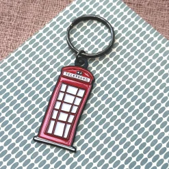 Victoria Eggs Telephone Box Keyring